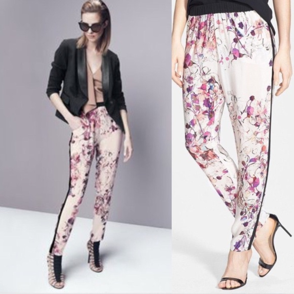 Chelsea28 Floral Track Pants